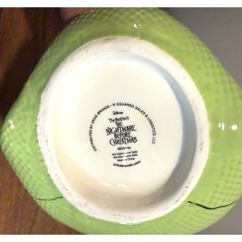 Disney Nightmare Before Christmas Oogie Boogie Ceramic Halloween Candy Bowl - Picture 6 of 6